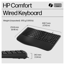 HP 485 Comfort Wired keyboard HP 485 Comfort Wired keyboard