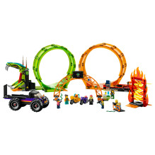 LEGO City dvigubos kilpos kaskadininkų arena