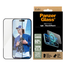 PanzerGlass ® Gaming Screen Protector iPhone 16, 15, Ultra-Wide Fit