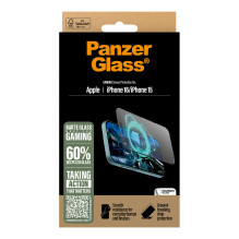 PanzerGlass ® Gaming Screen Protector iPhone 16, 15, Ultra-Wide Fit