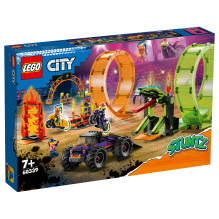 LEGO City dvigubos kilpos kaskadininkų arena