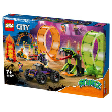 LEGO City dvigubos kilpos kaskadininkų arena