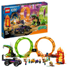LEGO City dvigubos kilpos kaskadininkų arena