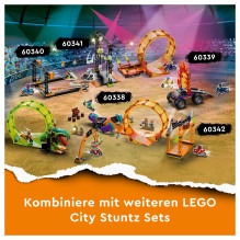 LEGO City dvigubos kilpos kaskadininkų arena