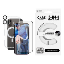 PanzerGlass CARE™ by ® 3-in-1 Ceramic Bundle iPhone 16 Plus mobile phone case