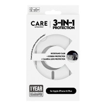 „PanzerGlass CARE™ by ® 3-in-1 Ceramic Bundle“ mobiliojo telefono dėklas, skirtas „iPhone 16 Plus“