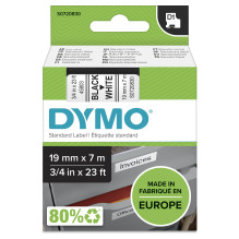 DYMO D1 Standard - Black on White - 19mm label-making tape DYMO D1 Standard - Black on White - 19mm label-making tape