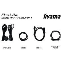 „iiyama G-MASTER GB2471HSU-W1“ kompiuterio monitorius