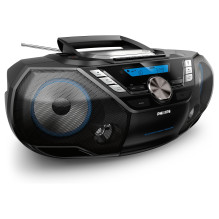Nešiojama „Philips AZB798T“ / 12 garsiakalbių stereo sistema Nešiojama „Philips AZB798T“ / 12 garsiakalbių stereo sistema