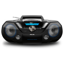 Nešiojama „Philips AZB798T“ / 12 garsiakalbių stereo sistema Nešiojama „Philips AZB798T“ / 12 garsiakalbių stereo sistema