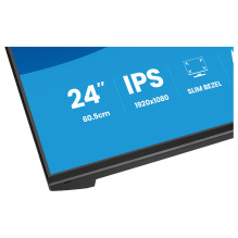connected ProLite XB2493HSU-B1 computer monitor