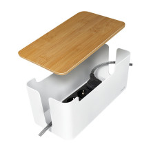 LogiLink KAB0075 – Logitech Kabelbox su Bambus-Deckel LogiLink KAB0075 – Logitech Kabelbox su Bambus-Deckel