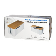 LogiLink KAB0075 – Logitech Kabelbox su Bambus-Deckel LogiLink KAB0075 – Logitech Kabelbox su Bambus-Deckel