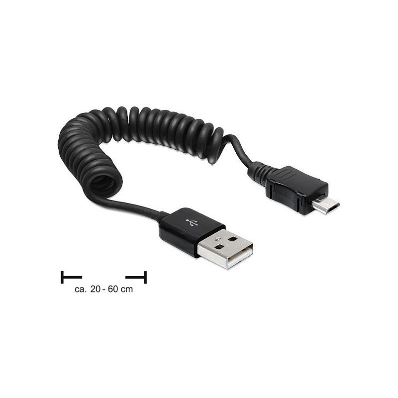 DeLOCK USB 2.0-A / USB micro-B 0,6 m USB kabelis