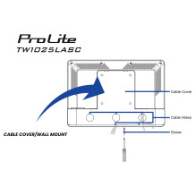 „iiyama ProLite TW1025LASC-B3PNR“ kompiuterio monitorius