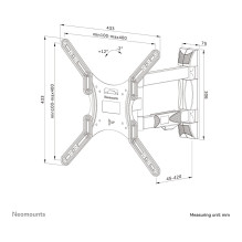 „Neomounts WL40-550BL14“ televizoriaus laikiklis / stovas „Neomounts WL40-550BL14“ televizoriaus laikiklis / stovas
