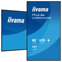 „iiyama LH8664UHS-B3AG“ informacinis ekranas
