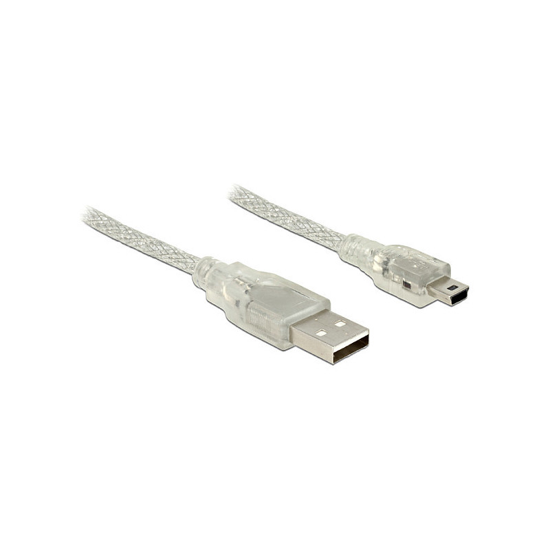 DeLOCK 0,5 m, USB2.0-A / USB2.0 Mini-B USB kabelis