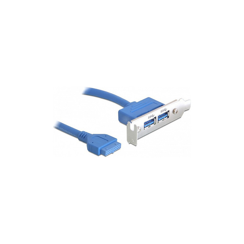 „DeLOCK“ USB 3.0 19 kontaktų – 2 x USB 3.0-A