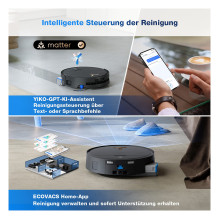 „Ecovacs Deebot X9 Pro Omni“ dulkių siurblys „Ecovacs Deebot X9 Pro Omni“ dulkių siurblys