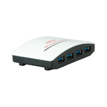 ROLINE USB 3.0 Hub "Black White", 4 Ports, with Power Supply ROLINE USB 3.0 Hub "Black White", 4 Ports, with Power Supply
