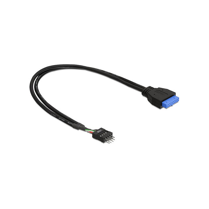 „DeLOCK“ USB 3.0 19 kontaktų – USB 2.0 8 kontaktų 45 cm