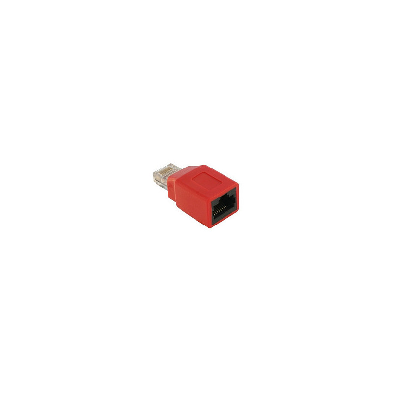 DeLOCK RJ45 kryžminis adapteris kištukas - lizdas