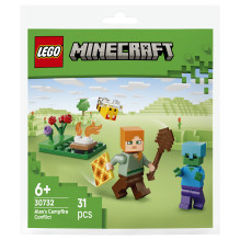 LEGO Minecraft Alekso konfliktas prie laužo, 30732