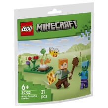 LEGO Minecraft Alekso konfliktas prie laužo, 30732