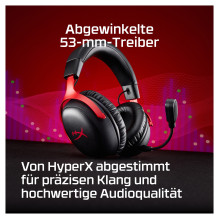 HyperX Cloud III S Wireless Black-Red Gaming Headset