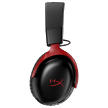 „HyperX Cloud III S“ belaidės juodos ir raudonos žaidimų ausinės