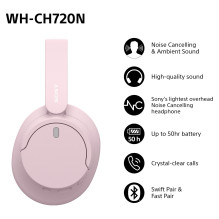 Sony WHCH720NP.CE7 headphones / headset