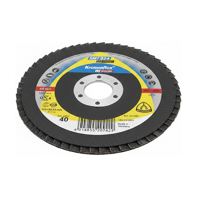 Klingspor SMT 924 abrasive mop plate 125x22.23 mm grain 80 wt