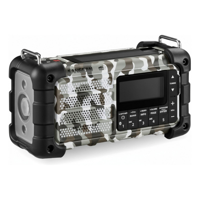 Sangean MMR-99 DAB+ Arctic Camo Emergency / Crank / Solar Radio