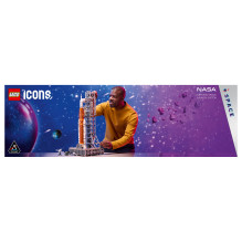 LEGO ICONS NASA Artemis kosminio paleidimo sistema