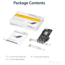 StarTech.com PEXUSB3S44V interface cards / adapter