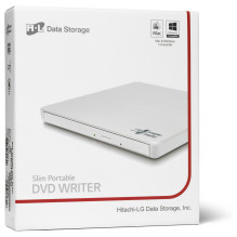 „Hitachi-LG Slim“ nešiojamas DVD įrašymo įrenginys su optiniu diskų įrenginiu
