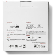 „Hitachi-LG Slim“ nešiojamas DVD įrašymo įrenginys su optiniu diskų įrenginiu