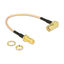 DeLOCK 0.16m, 2xRP-SMA coaxial cable