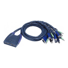 KVM Cable Switch 4-Port USB...