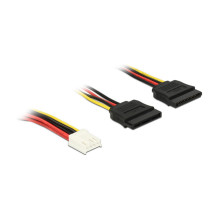 DeLOCK 0.3m, Floppy 4p / 2x SATA 15p DeLOCK 0.3m, Floppy 4p / 2x SATA 15p