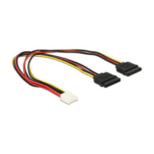 DeLOCK 0.3m, Floppy 4p / 2x SATA 15p DeLOCK 0.3m, Floppy 4p / 2x SATA 15p
