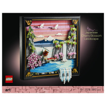 LEGO ART Japoniškų vyšnių žiedų peizažas 31218 LEGO ART Japoniškų vyšnių žiedų peizažas 31218