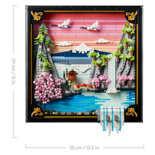LEGO ART Japoniškų vyšnių žiedų peizažas 31218 LEGO ART Japoniškų vyšnių žiedų peizažas 31218