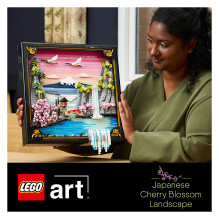 LEGO ART Japoniškų vyšnių žiedų peizažas 31218 LEGO ART Japoniškų vyšnių žiedų peizažas 31218