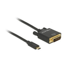 DeLOCK 1m, USB-C / DVI 24+1...