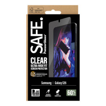 „PanzerGlass SAFE. by ®“ ekrano apsauga „Samsung Galaxy S26“, itin plataus kampo su „EasyAligner“