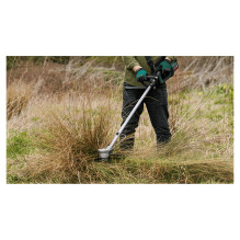 „Bosch BrushCut“ akumuliatorinės žolės žirklės „Bosch BrushCut“ akumuliatorinės žolės žirklės