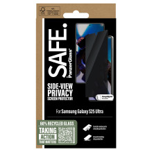 PanzerGlass SAFE. by ® 2-Way Privacy Screen Protector Samsung Galaxy S25 Ultra, Ultra-Wide Fit w. EasyAligner