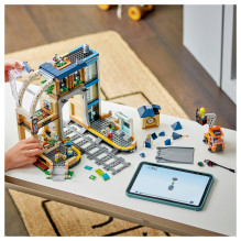 LEGO City centrinė traukinių stotis